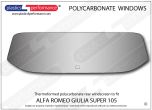 ALFA ROMEO - 105 Giulia Super - Lexan Makrolon Polycarbonate rear screen
