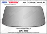 BMW - E20 2002 -  Lexan Polycarbonate rear screen