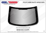 BMW - E92 Coupe - Lexan polycarbonate rear screen