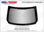 BMW - F80 M3 Sedan - Lexan Polycarbonate rear screen