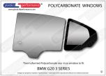 BMW - G20 3 Series Sedan - Lexan Polycarbonate left rear door window