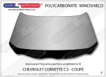 CHEVROLET Corvette C3 - Hardcoated Lexan Polycarbonate front windshield