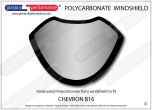 Chevron B16 Lexan polycarbonate windscreen