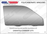DAIHATSU Charade GTTi - Lexan Polycarbonate right front door window