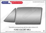 FORD - Escort MK2 - Lexan Polycarbonate left hand front door window