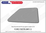 FORD - Fiesta Mk1 - Lexan Polycarbonate right rear quarter window