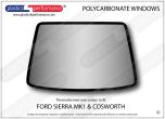 FORD - Sierra MK1 - Lexan polycarbonate rear screen