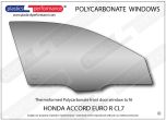 HONDA - Accord Euro R CL7 - Lexan Polycarbonate right front door window