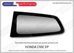 HONDA - Civic EP - Lexan Polycarbonate left rear quarter window