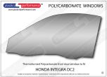 HONDA - Integra DC2 - Lexan Polycarbonate left front door window