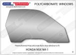 HONDA - NSX NA1 - Lexan Polycarbonate right front door window