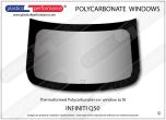 INIFINITI Q50 - Lexan Polycarbonate rear window