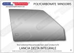 LANCIA - Delta Integrale - Lexan Polycarbonate right front door window