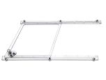 Lexan Polycarbonate motorsport window slider kit - Clubman Angled