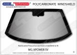 MG - XPower SV - Hardcoated Lexan Polycarbonate front windscreen