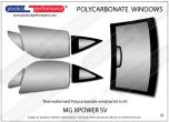 MG - XPower SV - Lexan Polycarbonate window kit