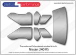 NISSAN - 240 RS - Lexan Polycarbonate window kit