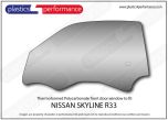 NISSAN - Skyline R33 - Lexan Polycarbonate left front door window