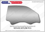 NISSAN - Skyline R33 - Lexan Polycarbonate right front door window