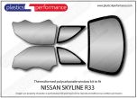 NISSAN - Skyline R33 - Lexan Polycarbonate window kit