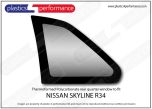 NISSAN - Skyline R34 - Lexan Polycarbonate left rear quarter window