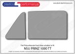 NSU - PRINZ 1000 TT - Lexan Polycarbonate left two piece front door window
