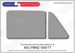 NSU - PRINZ 1000 TT - Lexan Polycarbonate right two piece front door window