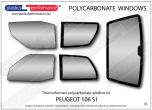 PEUGEOT - 106 S1 - Lexan Polycarbonate window kit