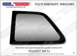 PEUGEOT - 309 S2 - Lexan Polycarbonate left hand rear quarter window