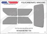 Rover - Metro 100 - Lexan Polycarbonate window kit