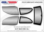SEAT - Ibiza MK3 6L - Lexan Polycarbonate window kit