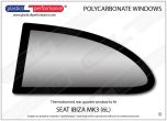 SEAT - Ibiza MK3 6L - Lexan Polycarbonate left rear quarter window