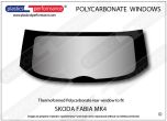 SKODA - Fabia MK4 - Lexan Polycarbonate rear screen