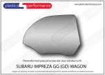 SUBARU - Impreza GG Wagon - Lexan right hand rear door window