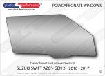 SUZUKI - Swift (AZG) Gen2 - Lexan Polycarbonate right front door window