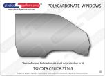 TOYOTA - Celica ST165 - Lexan Polycarbonate right front door window