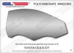 TOYOTA - Celica ZZT - Lexan Polycarbonate right front door window