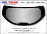 TOYOTA Corolla E210 - Lexan Polycarbonate rear screen