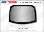 TOYOTA GT86 - Lexan Polycarbonate rear screen
