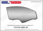 TOYOTA - YARIS GR - Lexan Polycarbonate right front door window