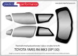 TOYOTA Yaris Mk3 (XP130) 3dr - Lexan Polycarbonate window kit