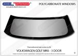 VOLKSWAGEN - Golf Mk6 - Lexan polycarbonate rear screen