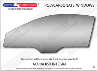 ACURA - RSX Integra - Lexan Polycarbonate left front door window