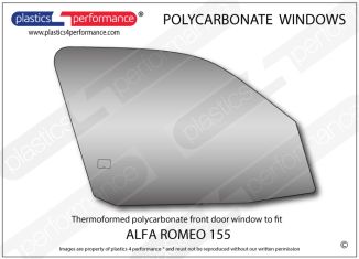 ALFA ROMEO 155 - Lexan Polycarbonate right front door window