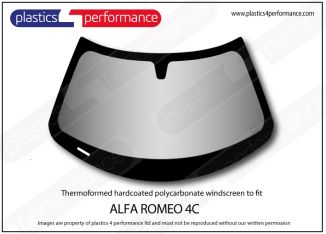 ALFA ROMEO - 4C - Hardcoated Lexan front windscreen