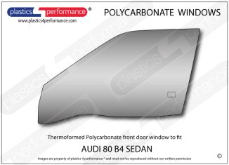 AUDI - 80 B4 Sedan - Lexan Polycarbonate left front door window