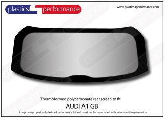 AUDI - A1 GB - Lexan Polycarbonate rear window