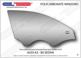 AUDI - A3 (8V) Sedan - Lexan Polycarbonate right front door window