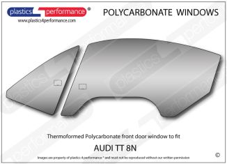 AUDI - TT 8N - Lexan Polycarbonate left front door window