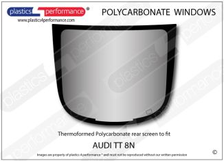 AUDI - TT (8N) - Lexan Polycarbonate rear screen